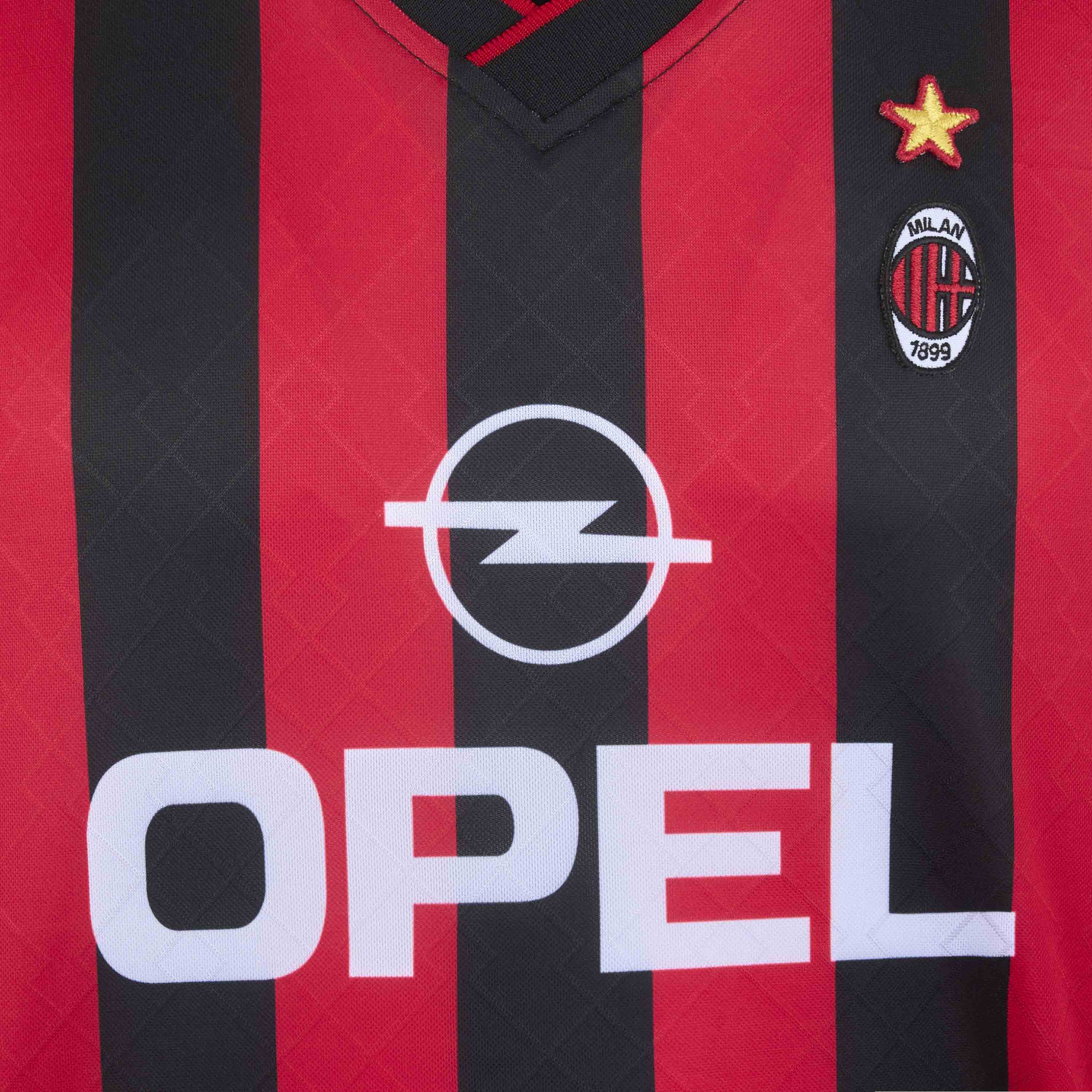 AC Milan 1995/96 maglia retro uomo L manica lunga