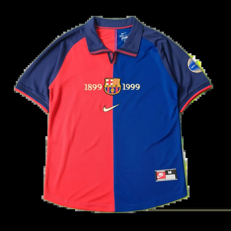 Barcellona 1999/00 Maglia Retro Centenario 1899-1999