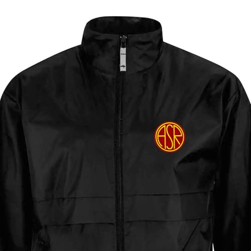 Roma Fanshop Abbigliamento antivento full zip nero L