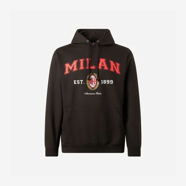AC Milan College Felpa Cappuccio bimbo cotone 6-12 anni