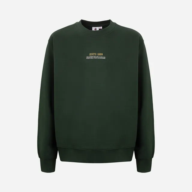 AC Milan Sunday Stadium Crew felpa verde unisex
