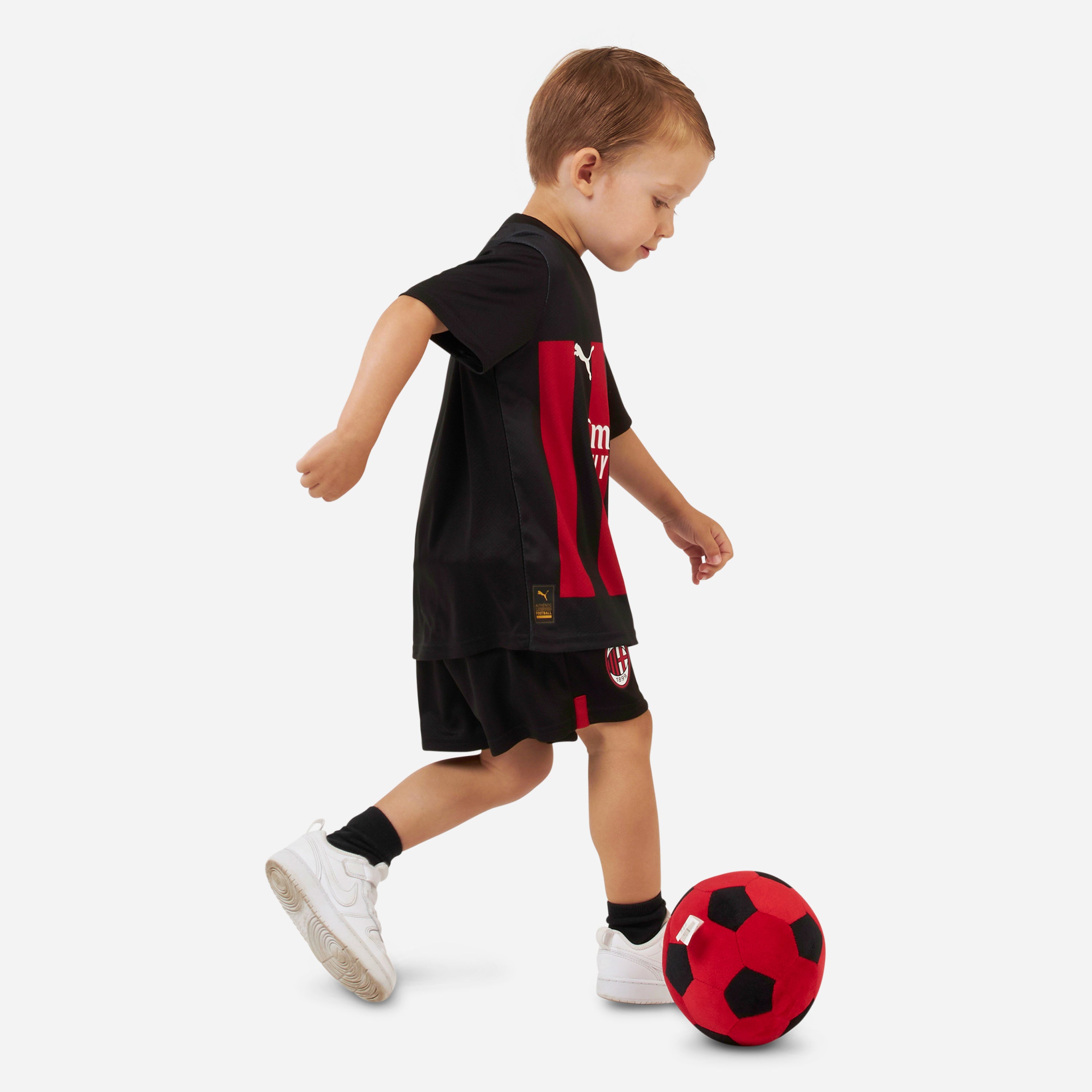 AC Milan Kit Gara Milan Home 2022/23 Mini Kit Bambino Rossonero