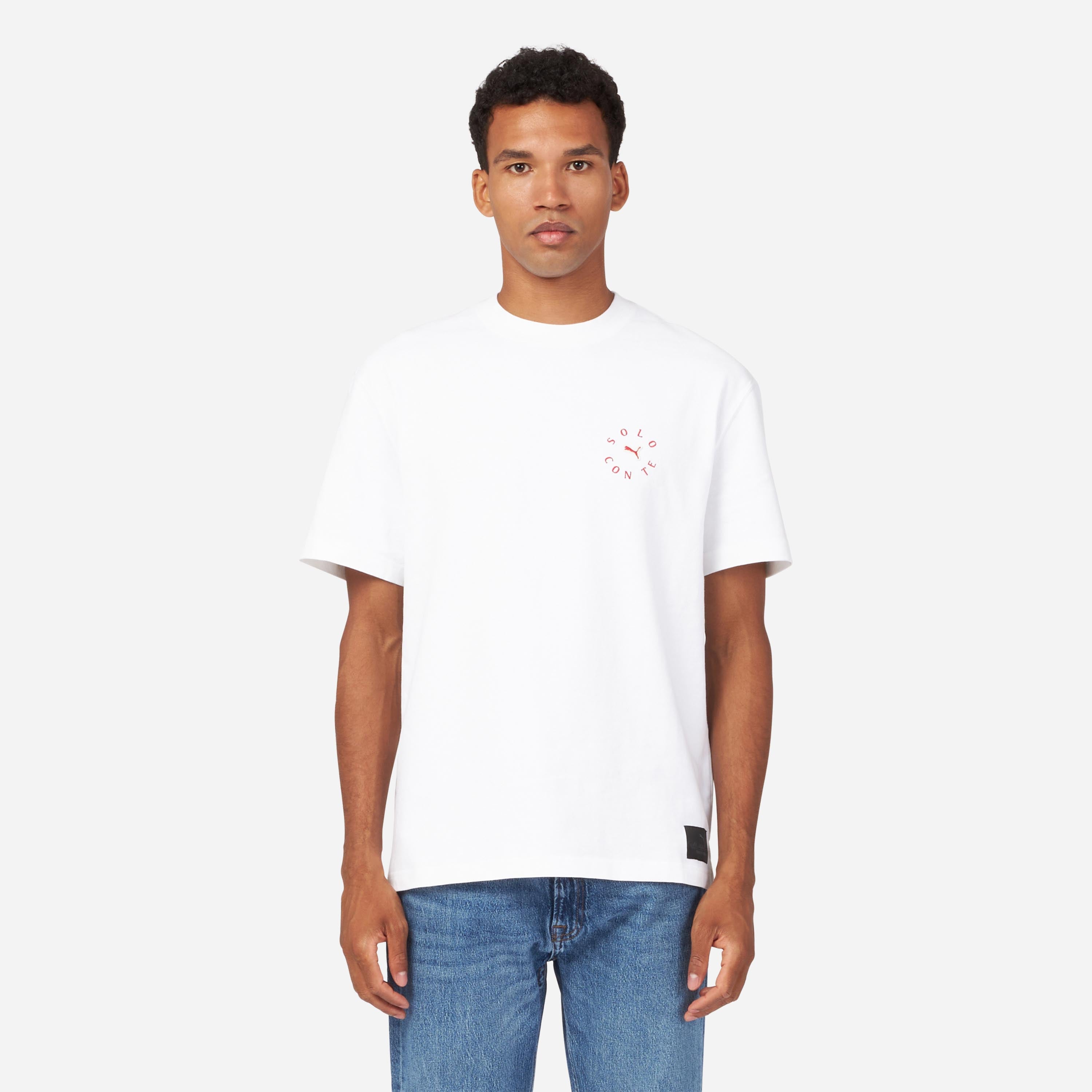 Puma x AC Milan Paninari T-Shirt Uomo Manica Corta Stampa Logo