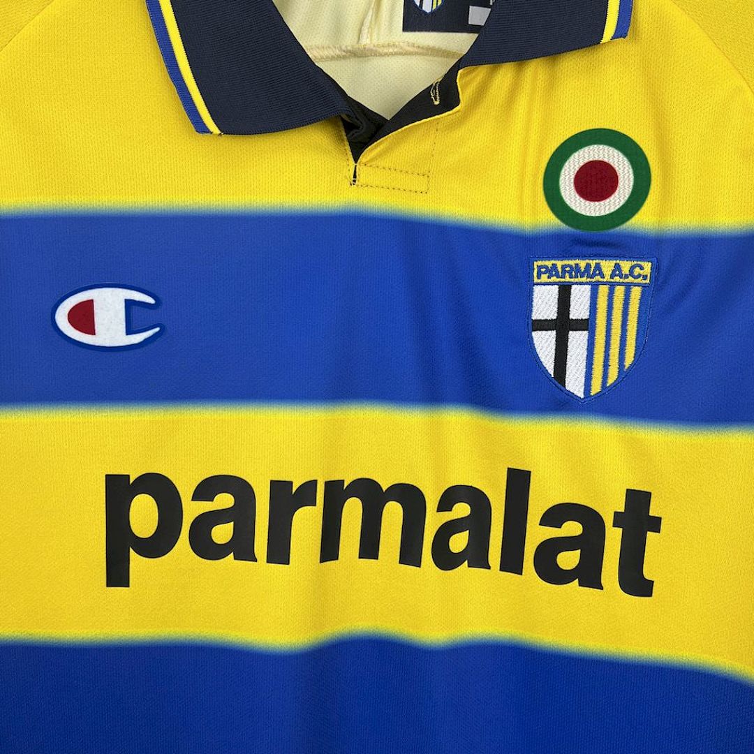 Parma 1999/00 Retro maglia calcio home gialloblù S-XXL