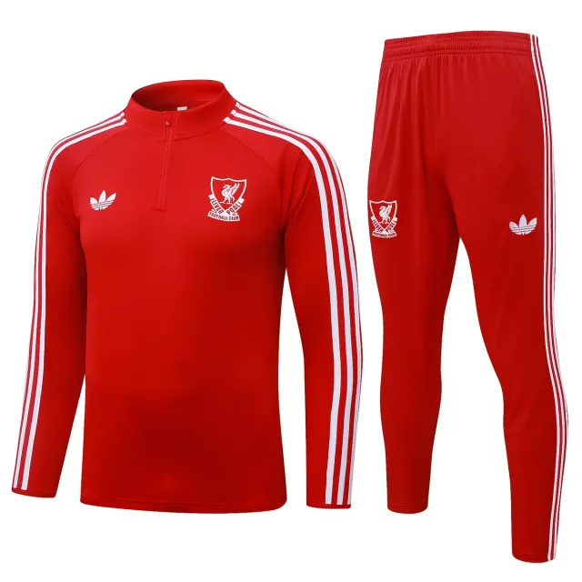 Tifoso Store Liverpool 2026/27 tuta bambino rossa mezza zip