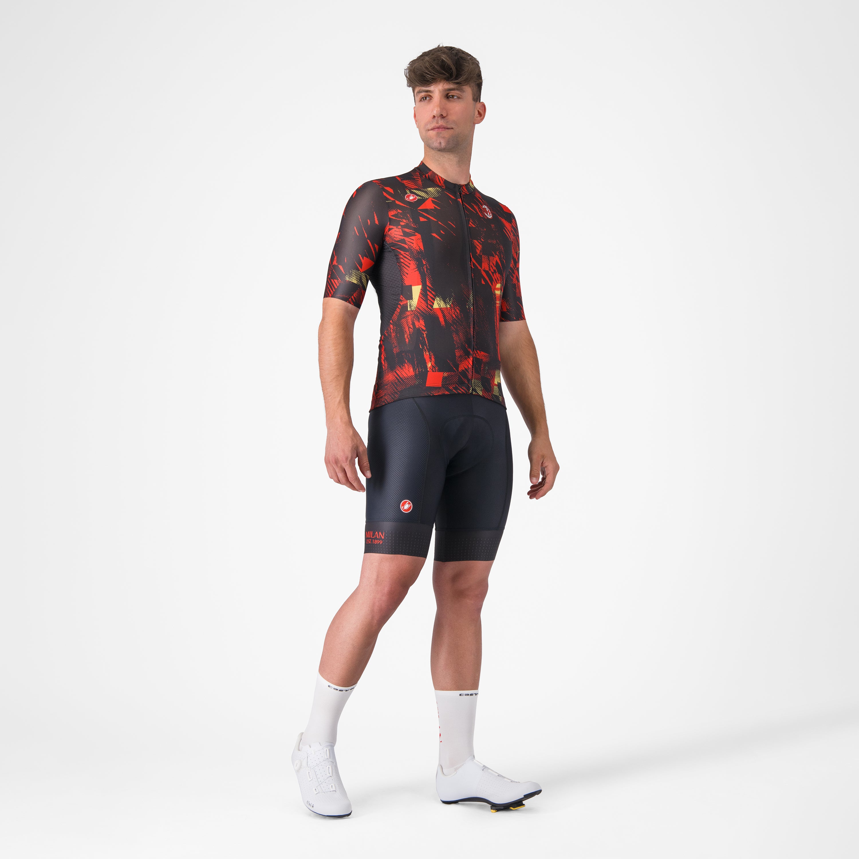 Castelli X AC Milan maglia ciclismo nera