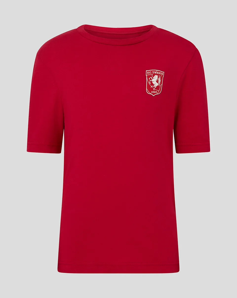 FC Twente Core Crest T-shirt rossa junior 25/26