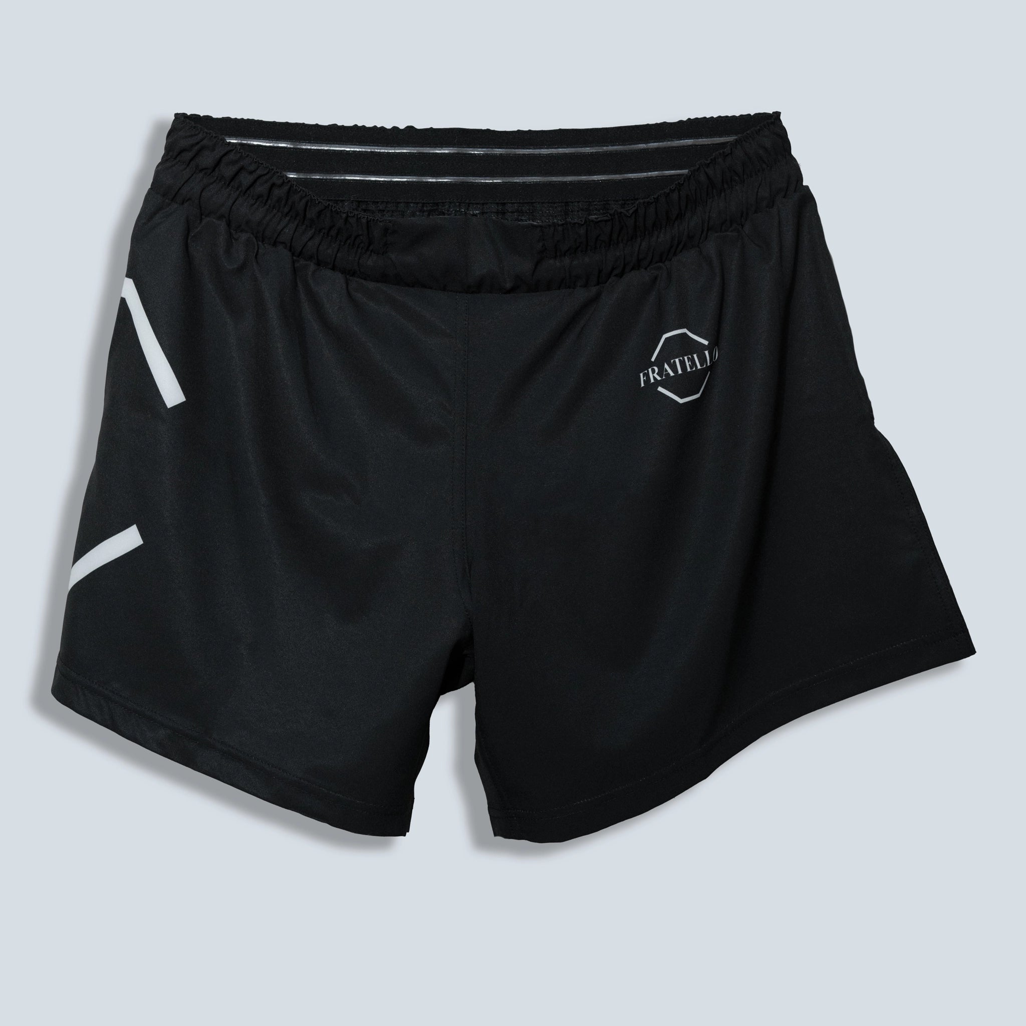 Fratello Pantaloncini Essentials Hybrid shorts bianchi spacchi laterali