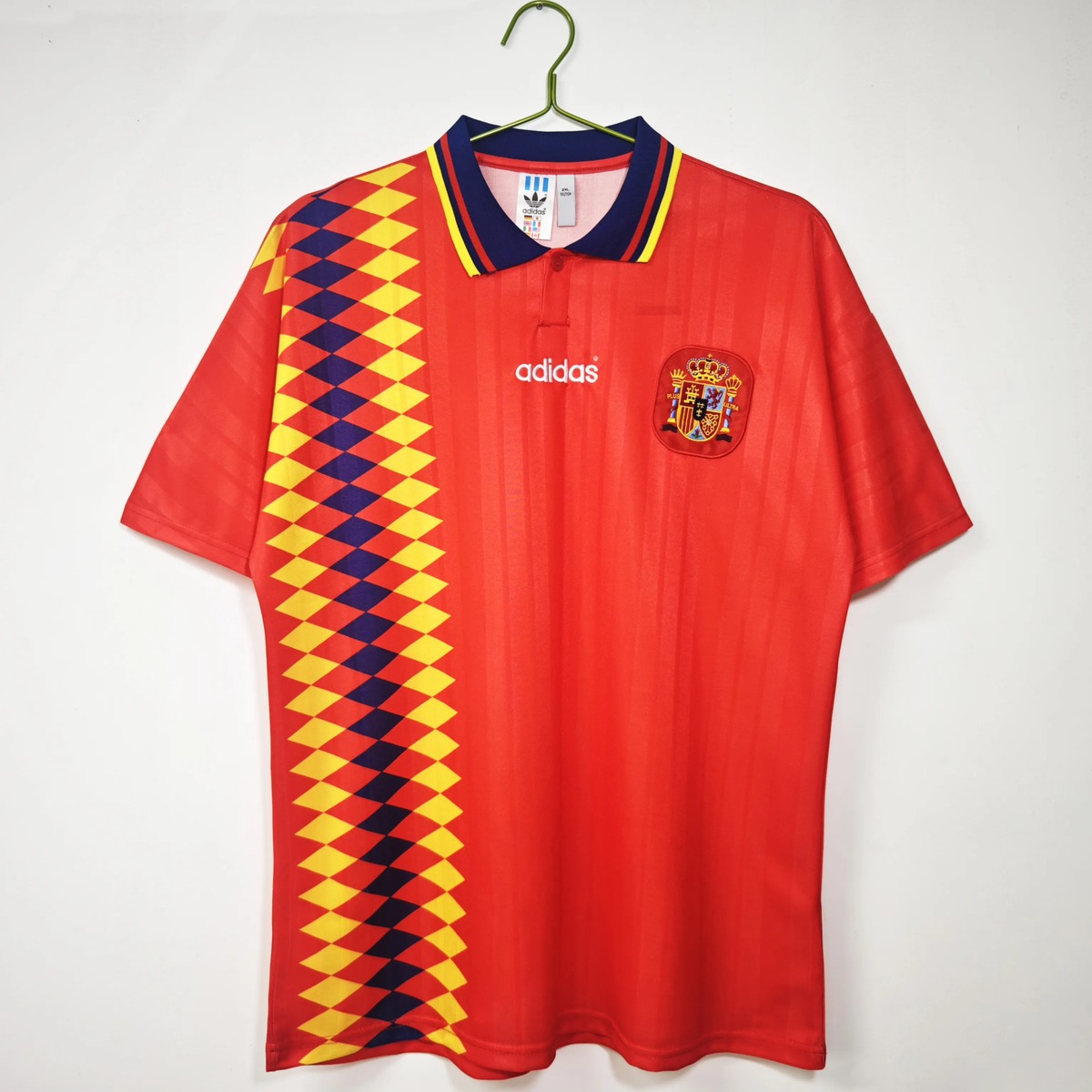 Tifoso Store Spagna Retro 1994 maglia rossa rombi gialli