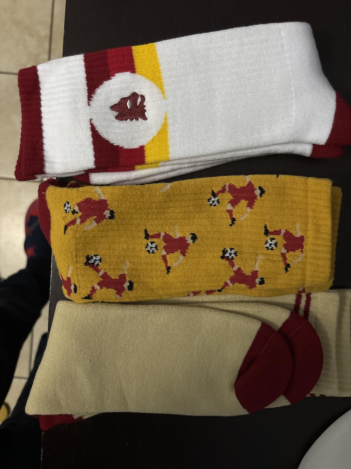 Roma Fanshop Mix calzini 41-46 giallorossi