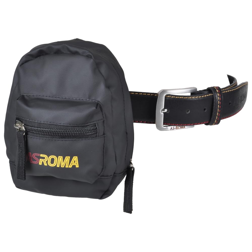 Roma Fanshop Zaino Richiudibile Lupetto Nero AS Roma