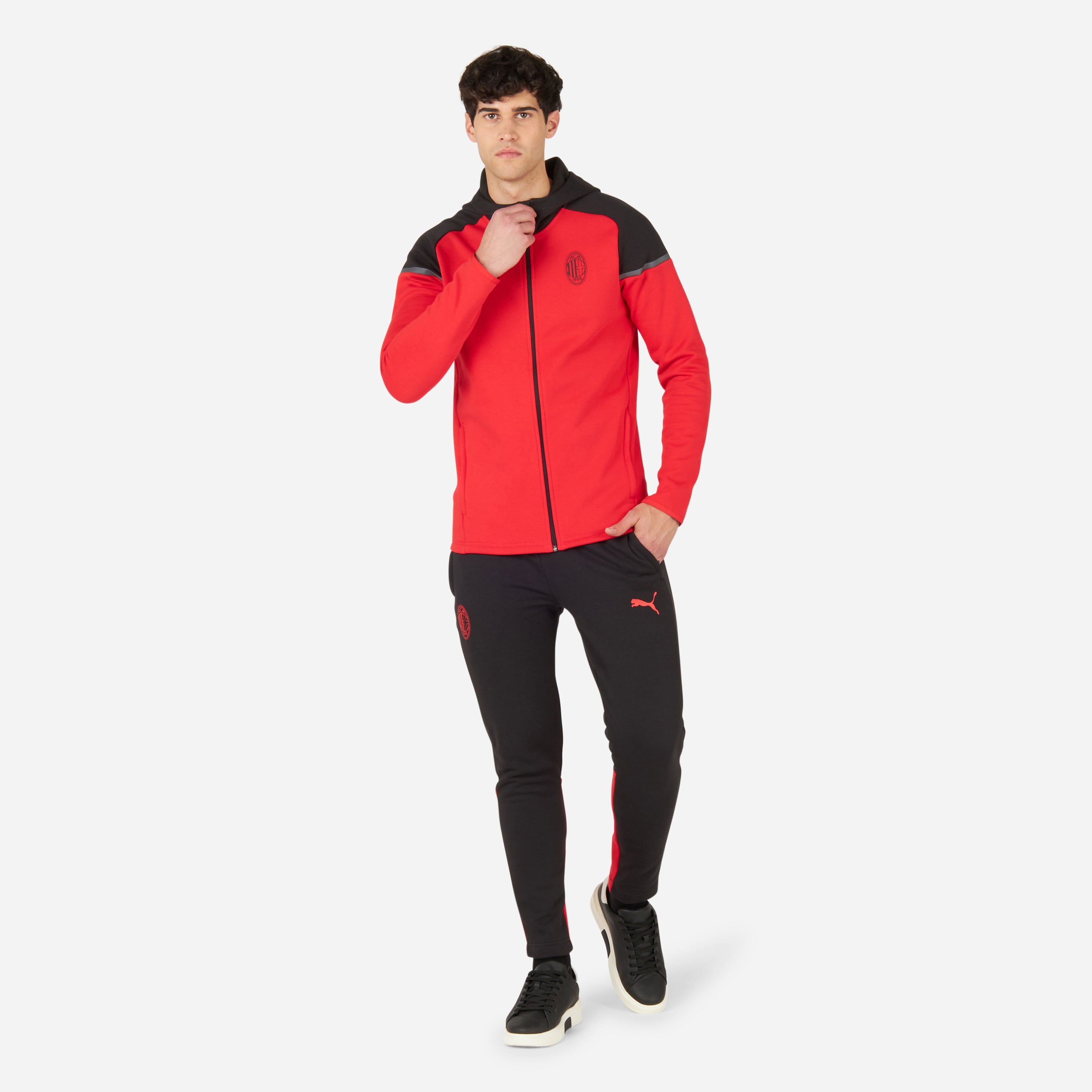 Milan Casuals 2023/24 giacca cappuccio uomo