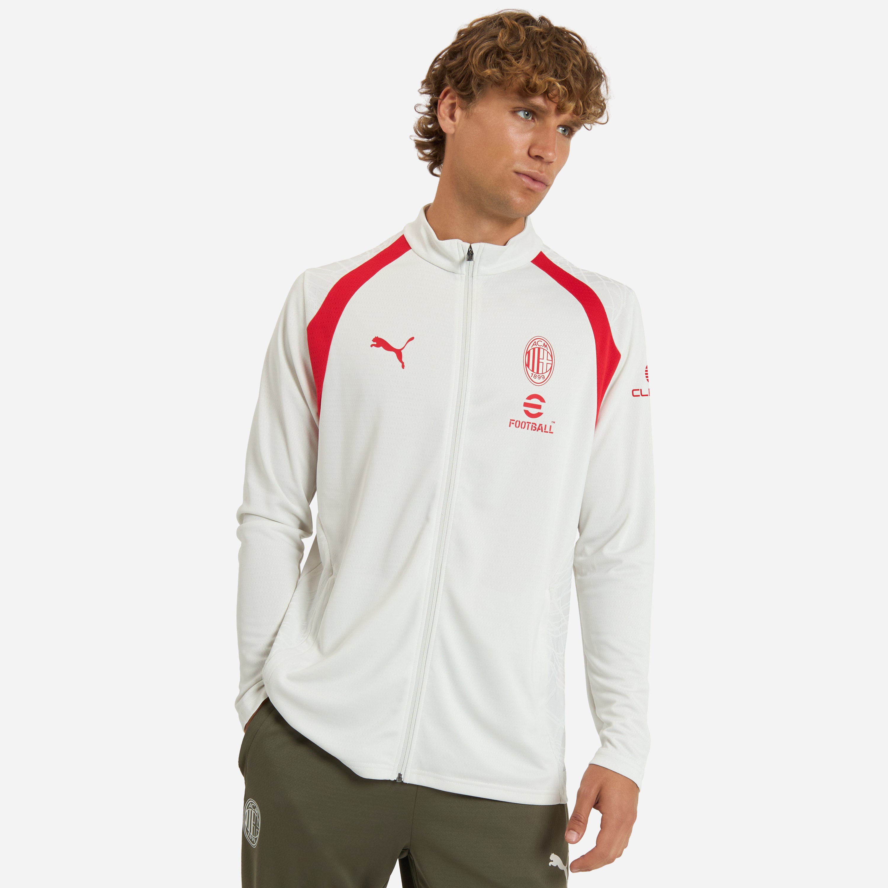 AC Milan Training 2026/27 White Jacket giacca bianca uomo
