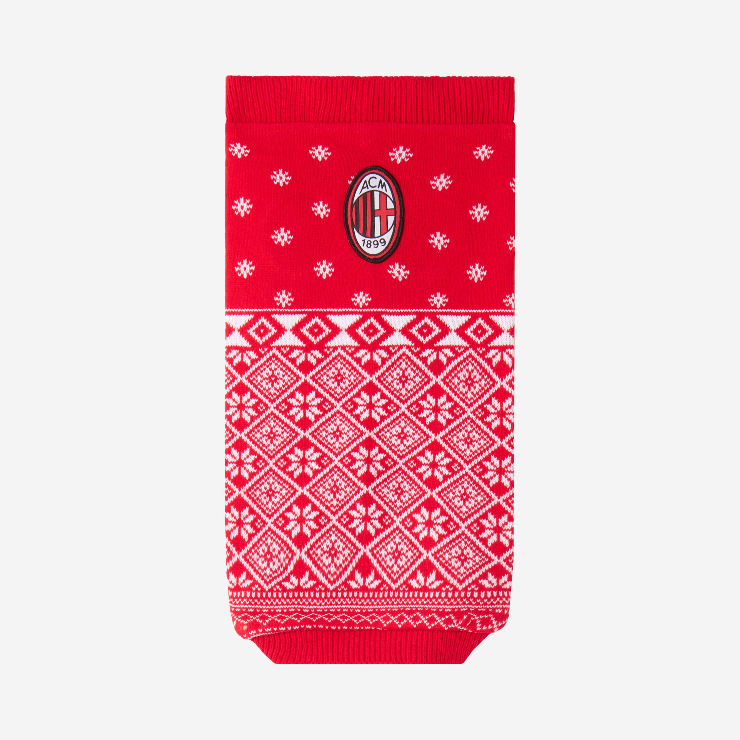 AC Milan Christmas Maglione Cane Natalizio Rossonero S M L