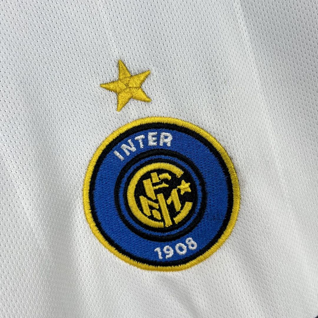 Inter Seconda 2004/05 maglia away bianca taglia L