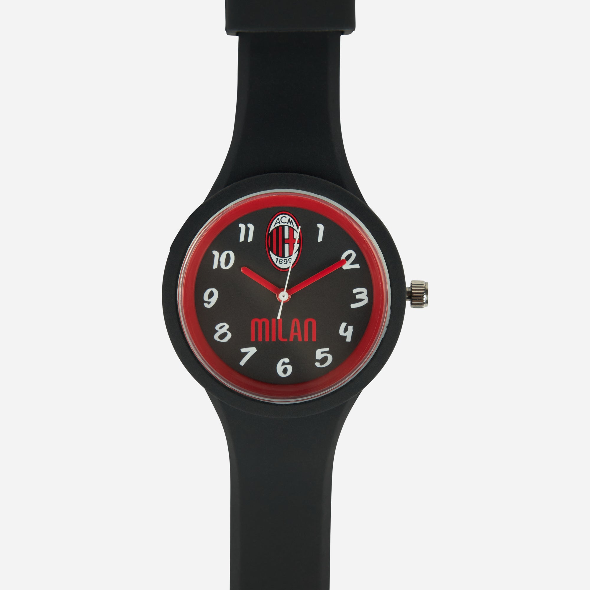 AC Milan Kid orologio gomma nero bambino