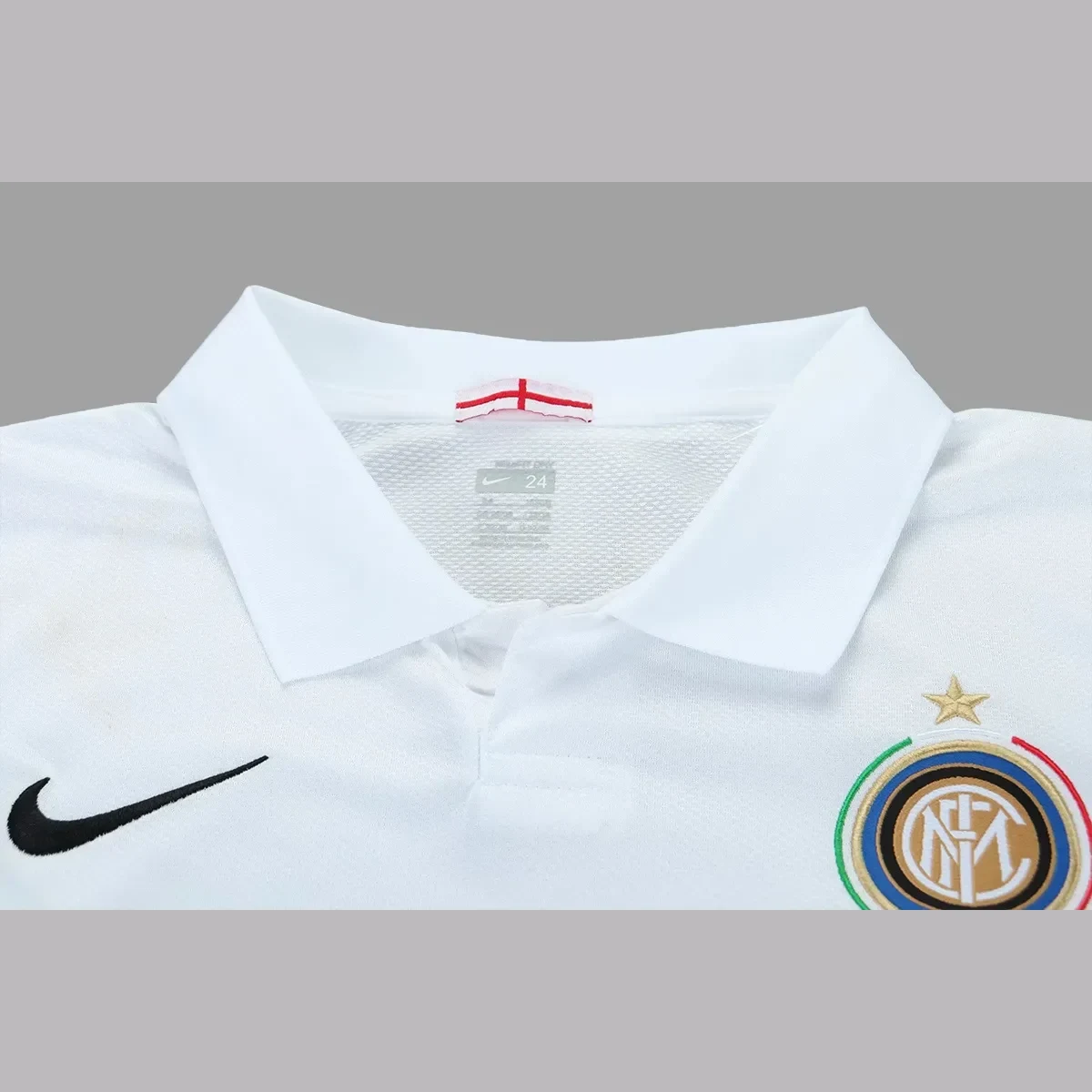 Inter Away 2009/10 bambino completo bianco taglia 16-28