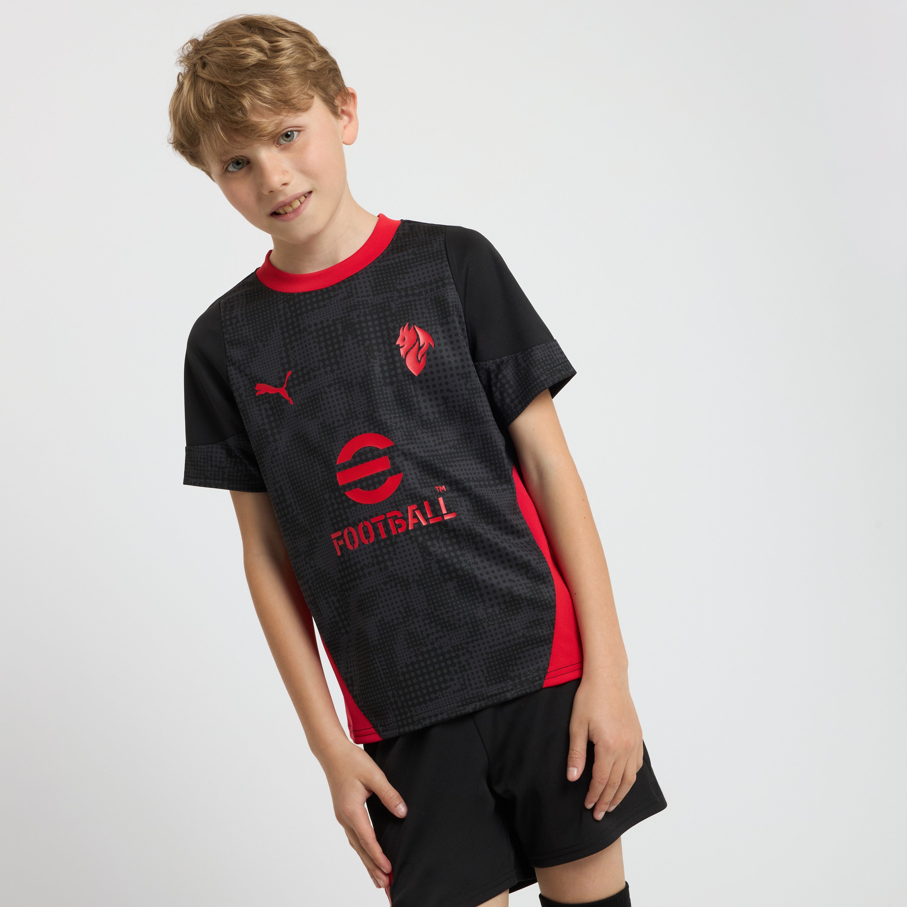 AC Milan Training Maglia Bambino Nera 8 Anni DryCell