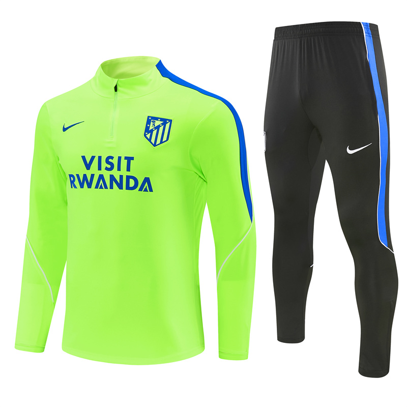 Atletico Madrid 2026/27 tuta allenamento verde fluo nera