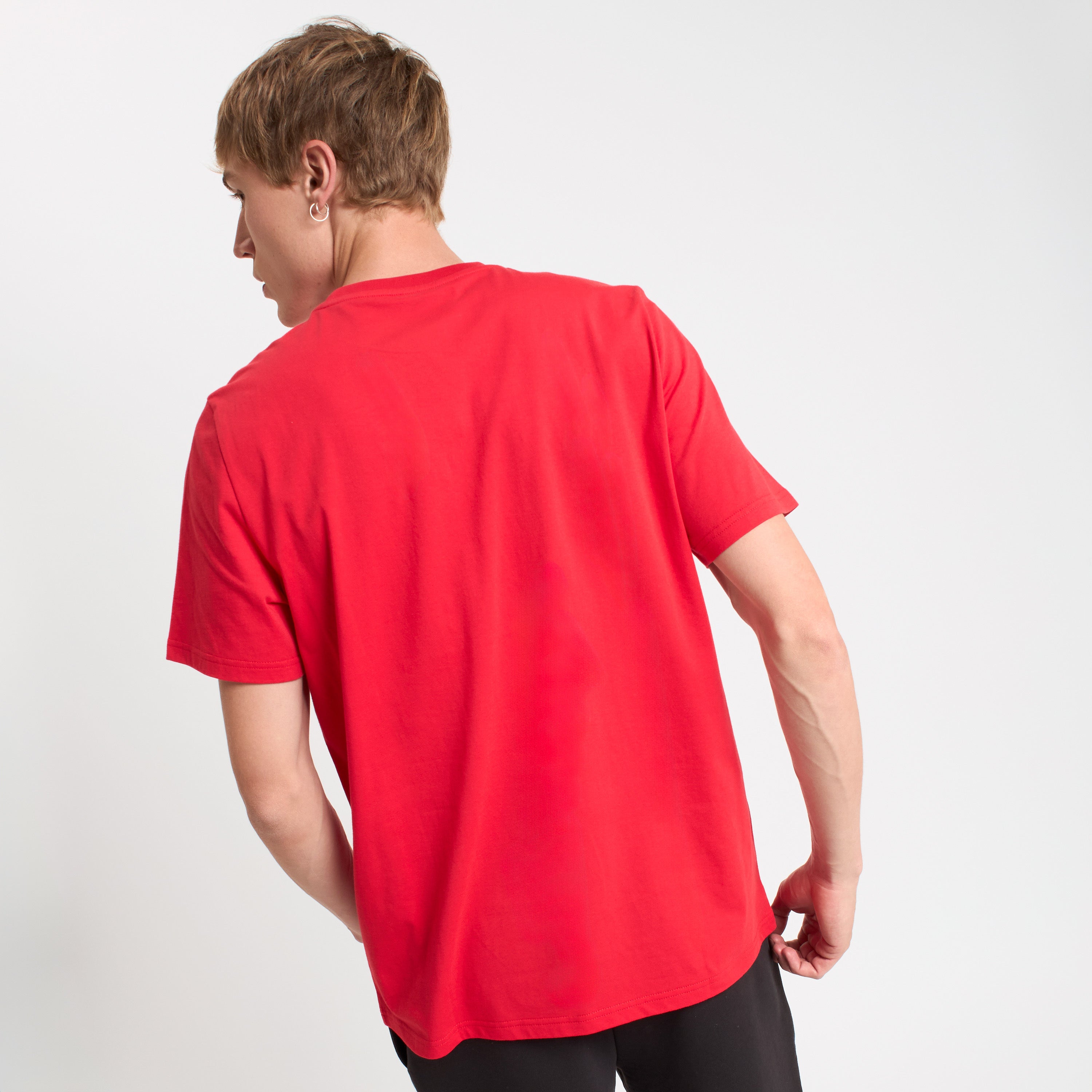 AC Milan Essential maglietta uomo M rossa cotone