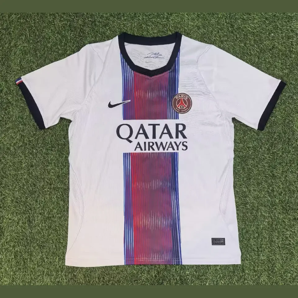 Tifoso Store Maglie da Calcio PSG Seconda 26/27 maglia bianca