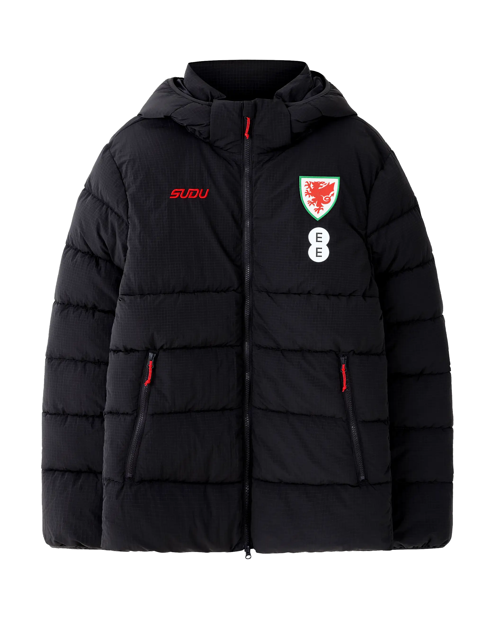 Wales Travel SUDU 2026-28 giacca imbottita staff nera taglia L