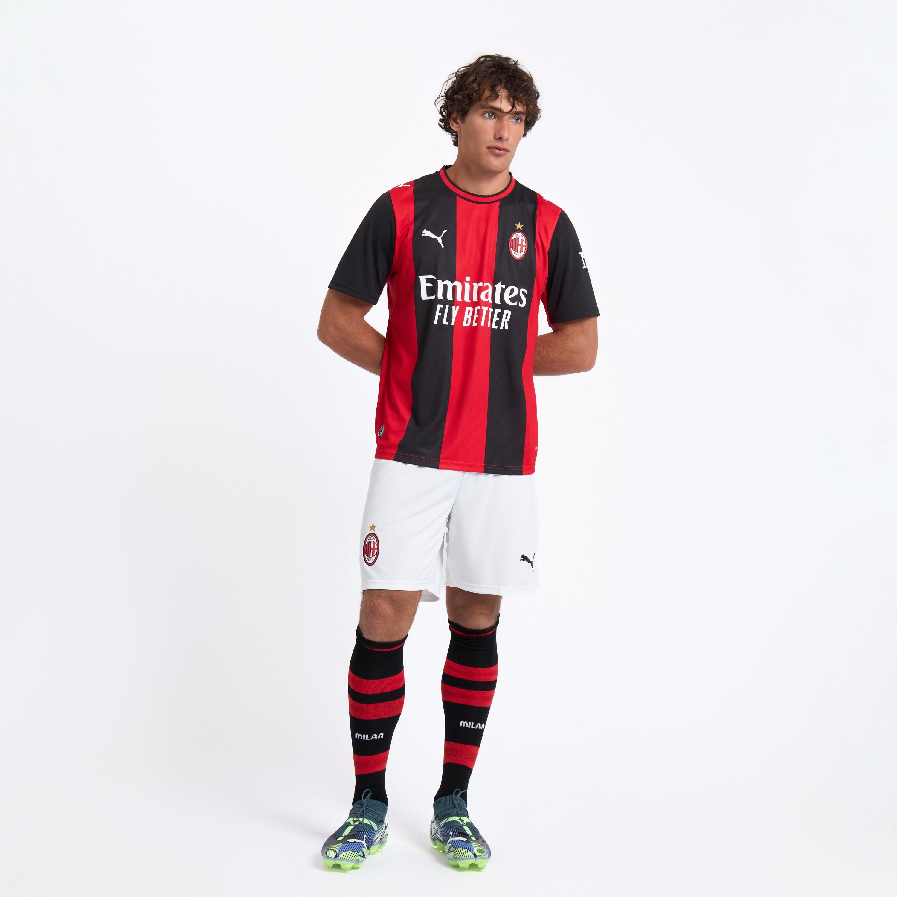 AC Milan Kit Gara Home 2026/27 Jersey maglia uomo strisce