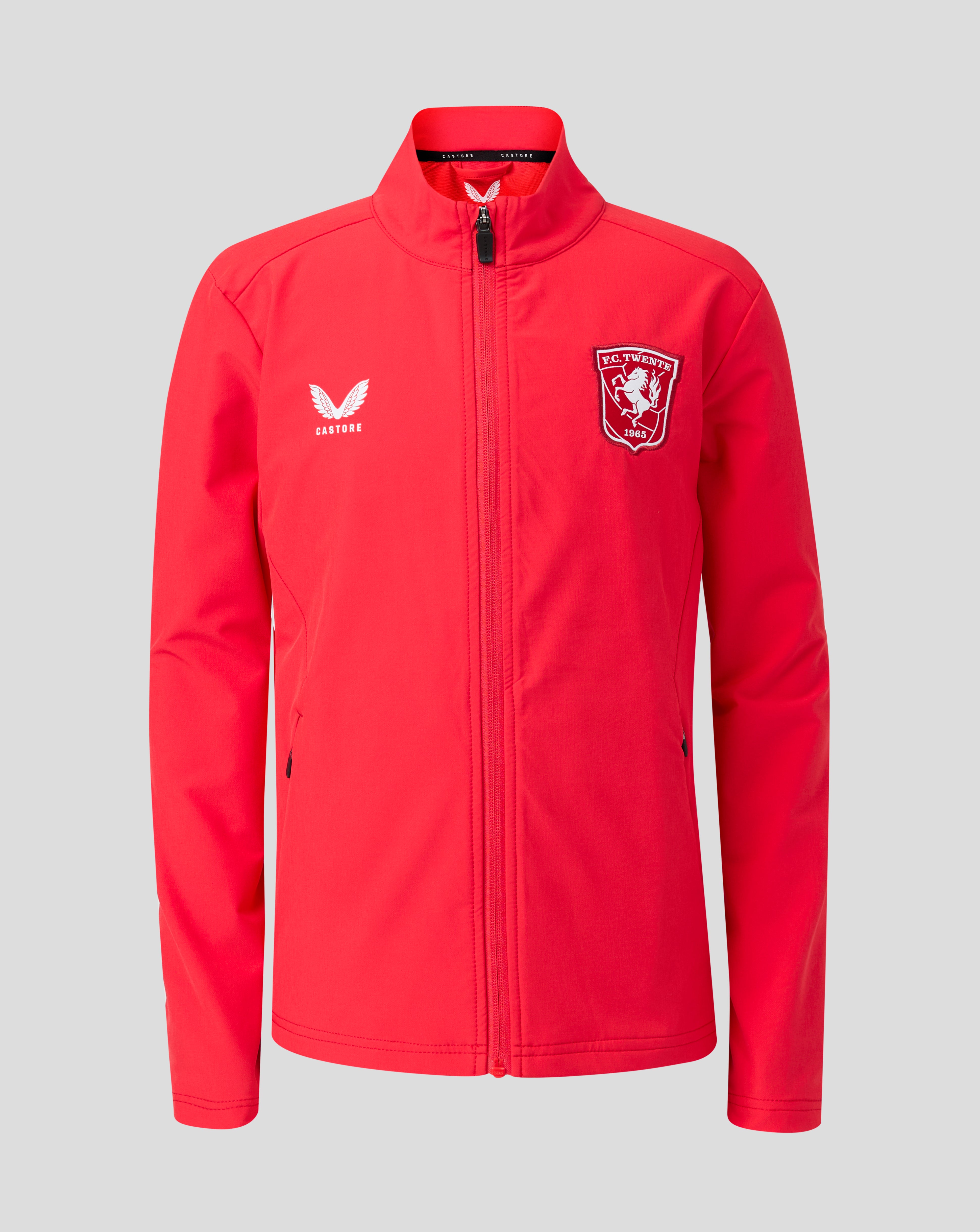 Twente Matchday 26/27 giacca junior rossa tessuto leggero