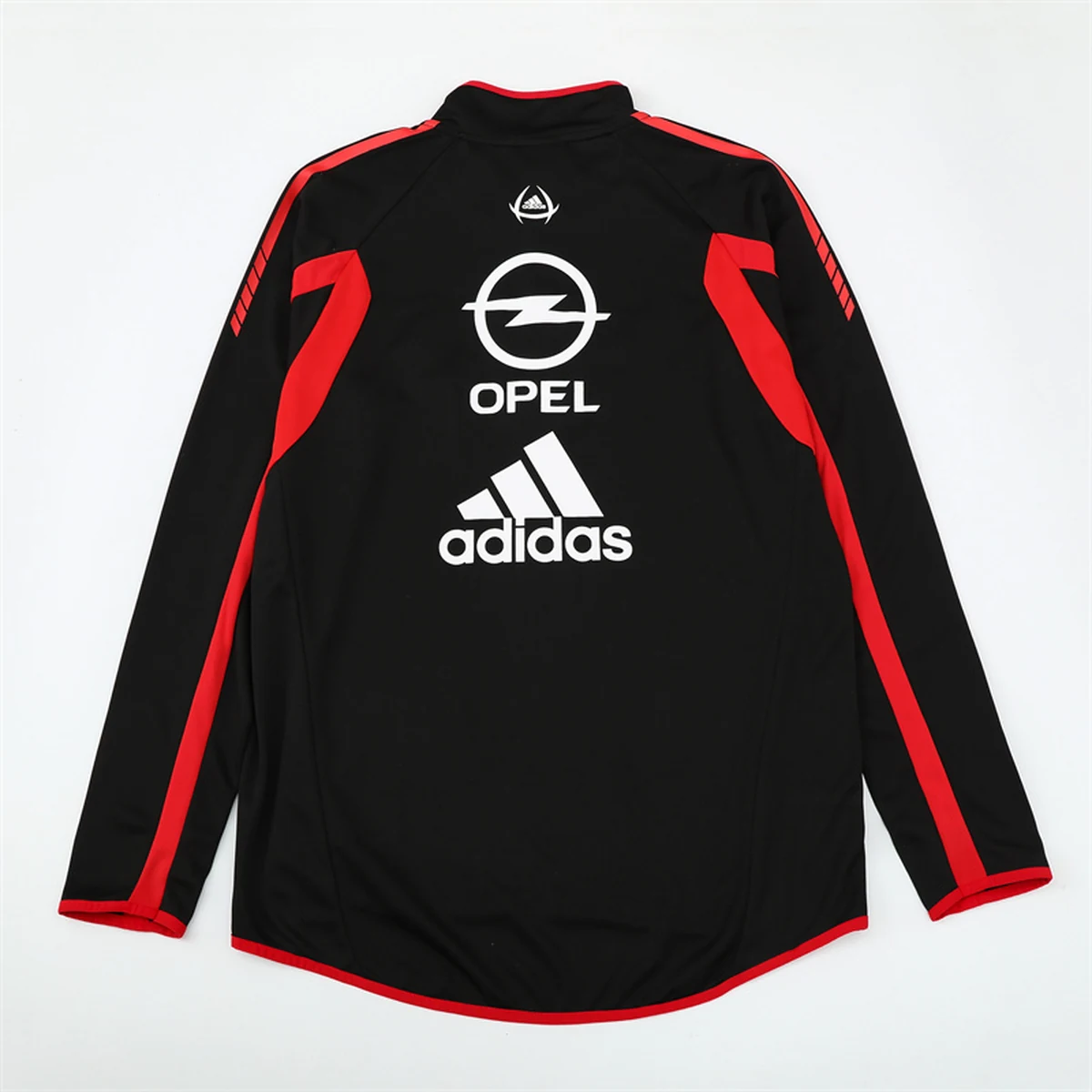 Felpe Milan Nera Retro Mezza Zip 2005/06 Felpa Opel