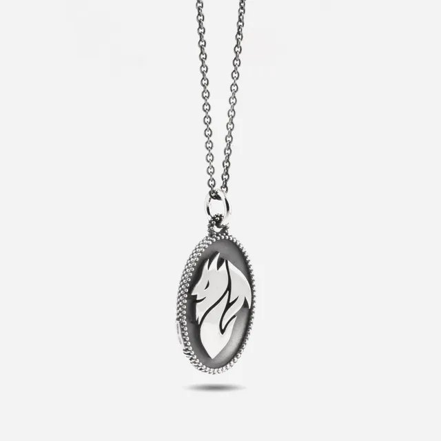 Nove25 x Milan collana argento logo silver