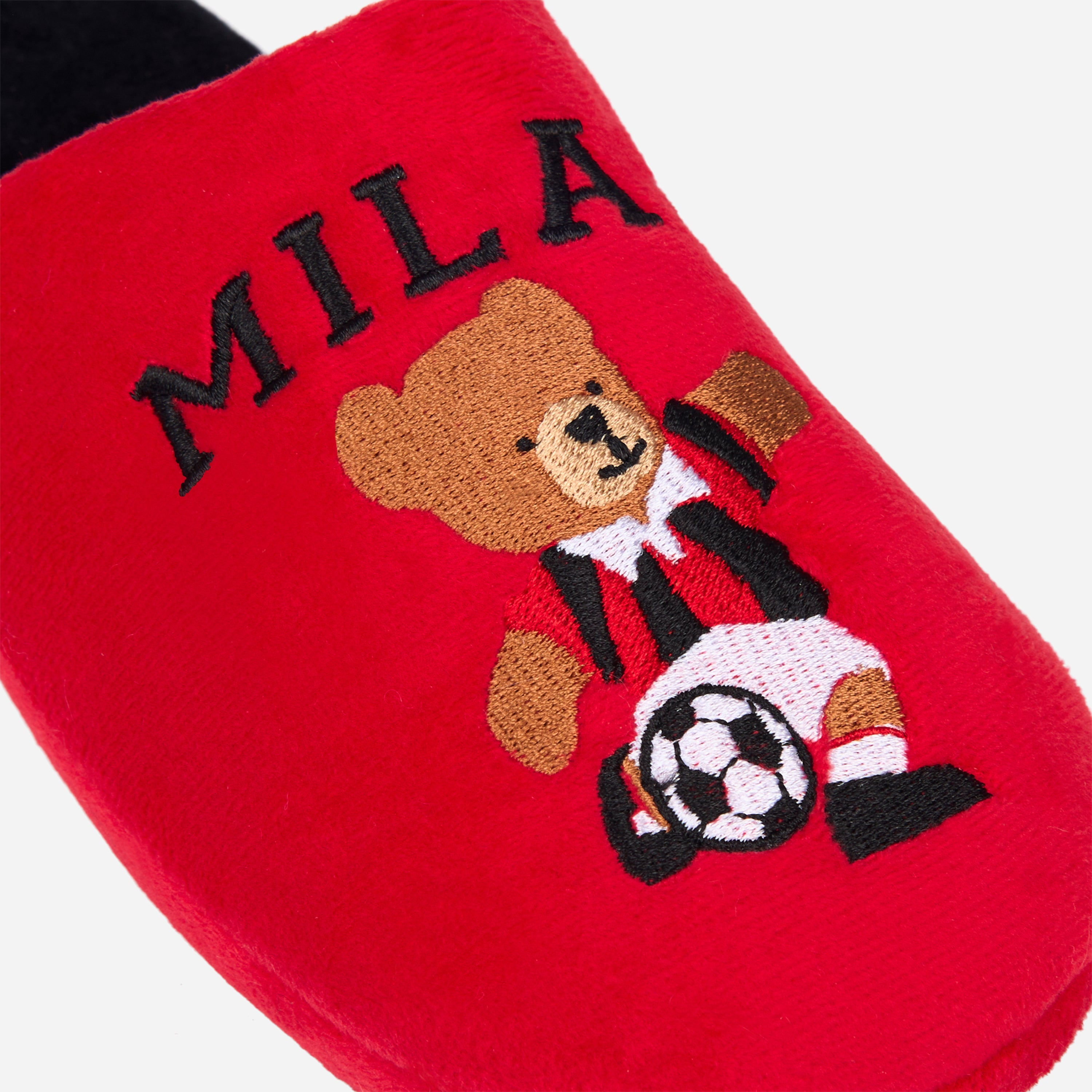 AC Milan Slippers pantofole bambino rosse 33