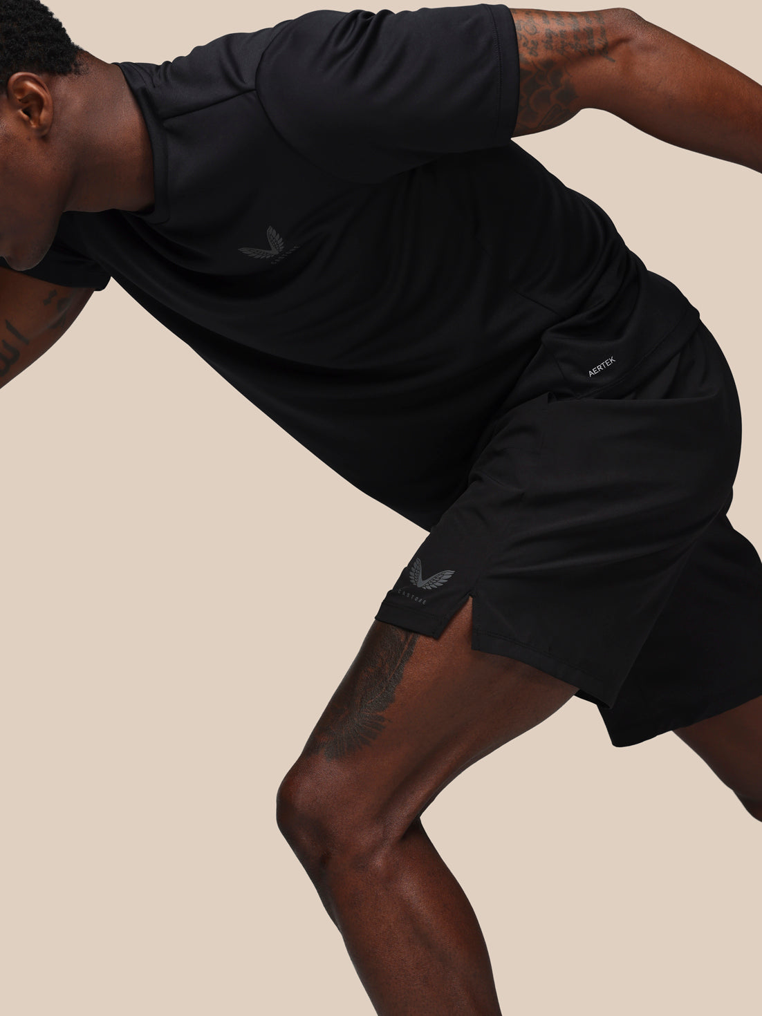 Twente Castore Adapt MLM00053CAS shorts neri allenamento uomo