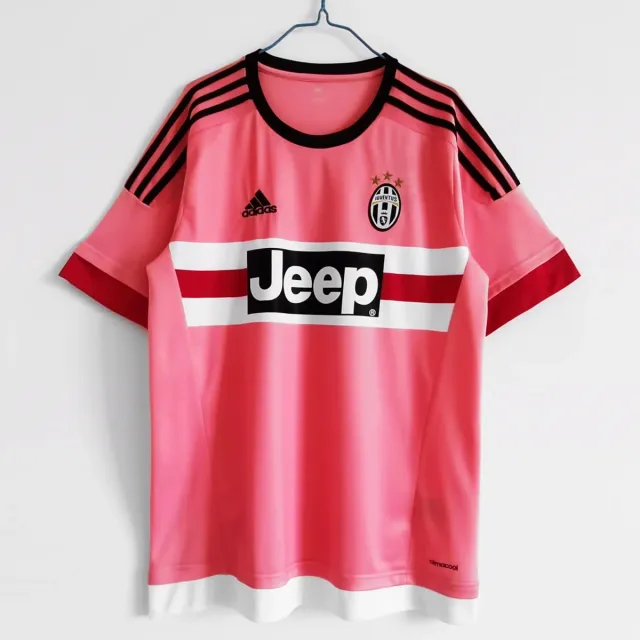 Juventus Maglie da Calcio 2015/16 seconda maglia rosa fan