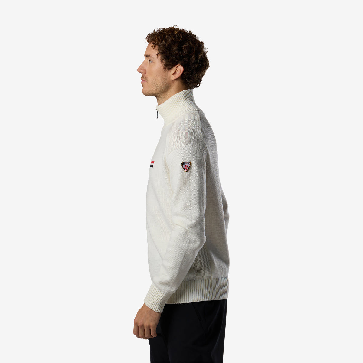 Rossignol x AC Milan Odysseus maglione mezza zip lana merino