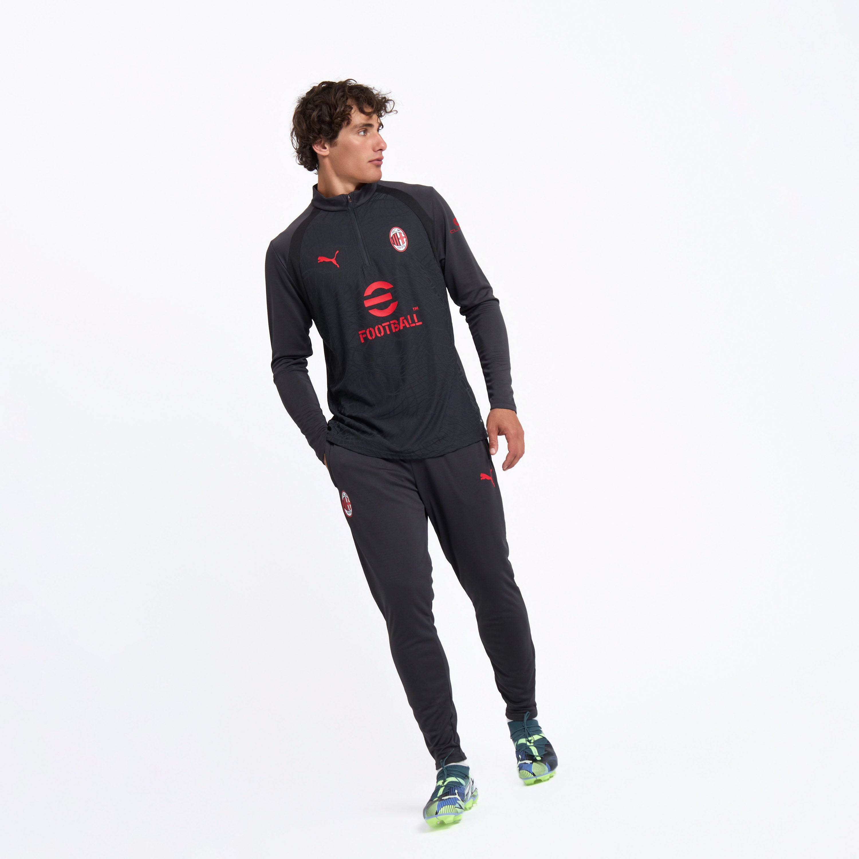 AC Milan Training 2026/27 felpa zip grigia uomo taglia M