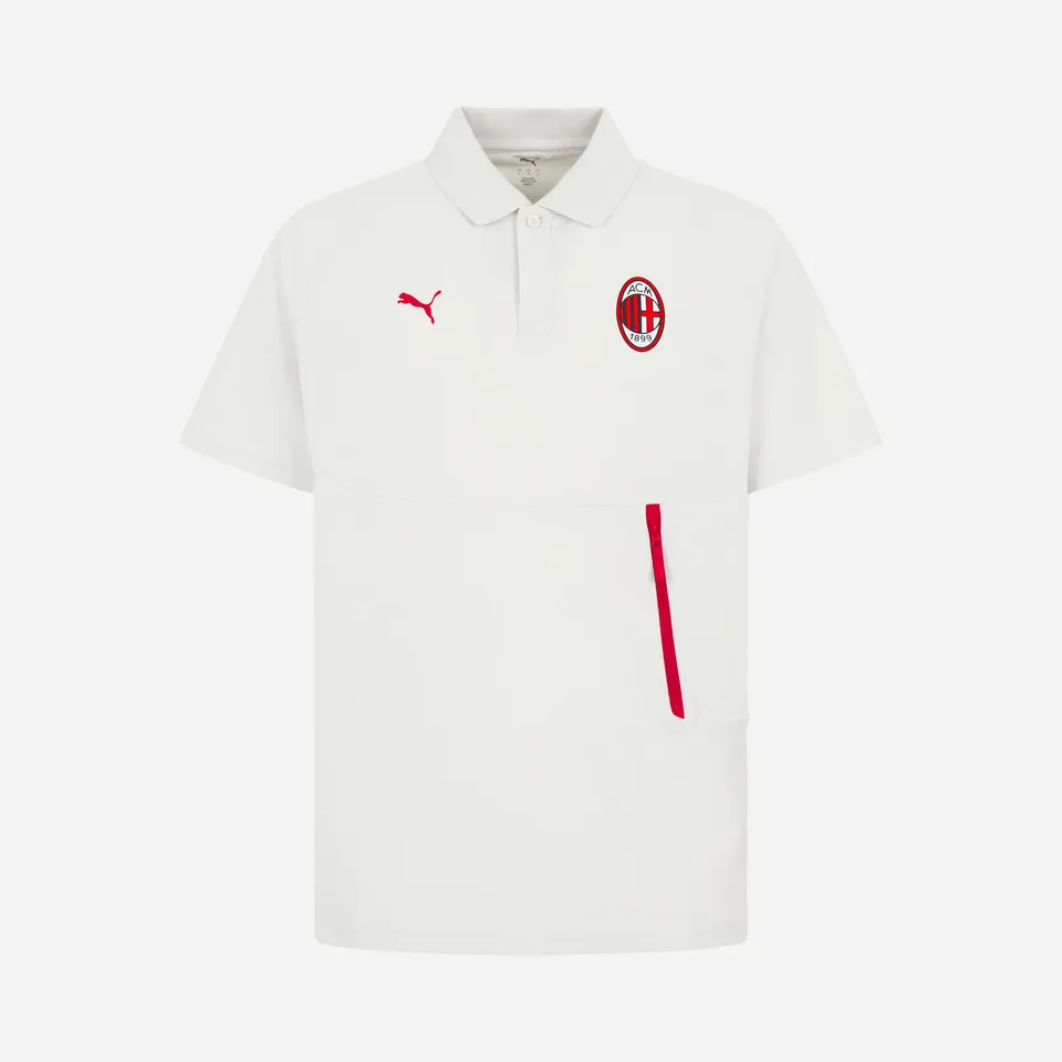 AC Milan Pumatech 2026/27 polo uomo bianca DryCell