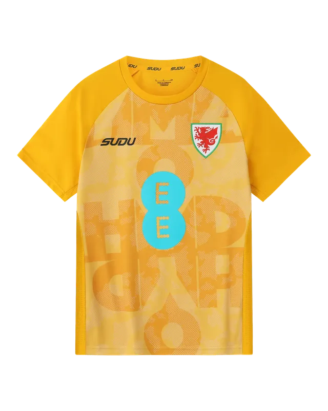 Wales Pre-Match SUDU 2026-27 maglia gialla donna