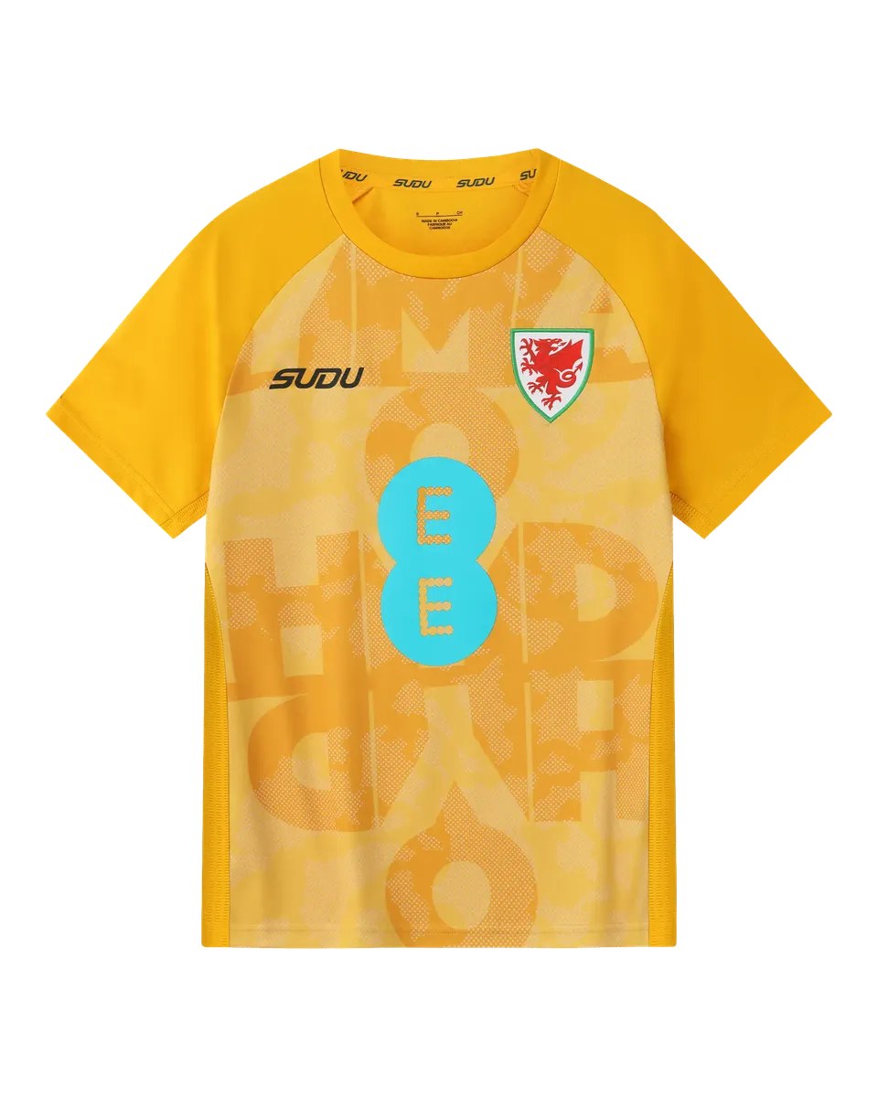 Wales Pre-Match SUDU 2026-27 maglia gialla donna