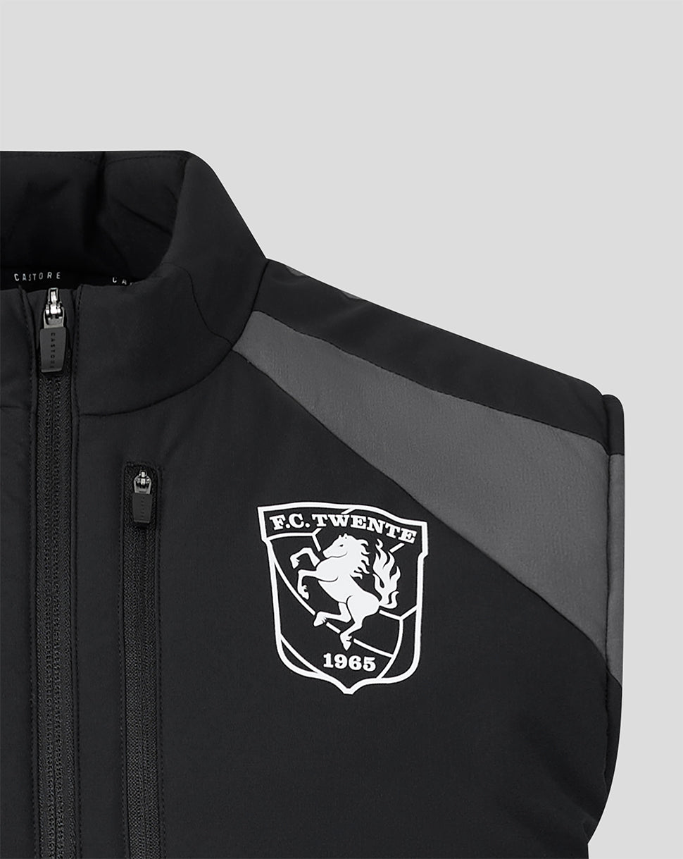 FC Twente Training Gilet Unisex Nero 26/27 Trapuntato