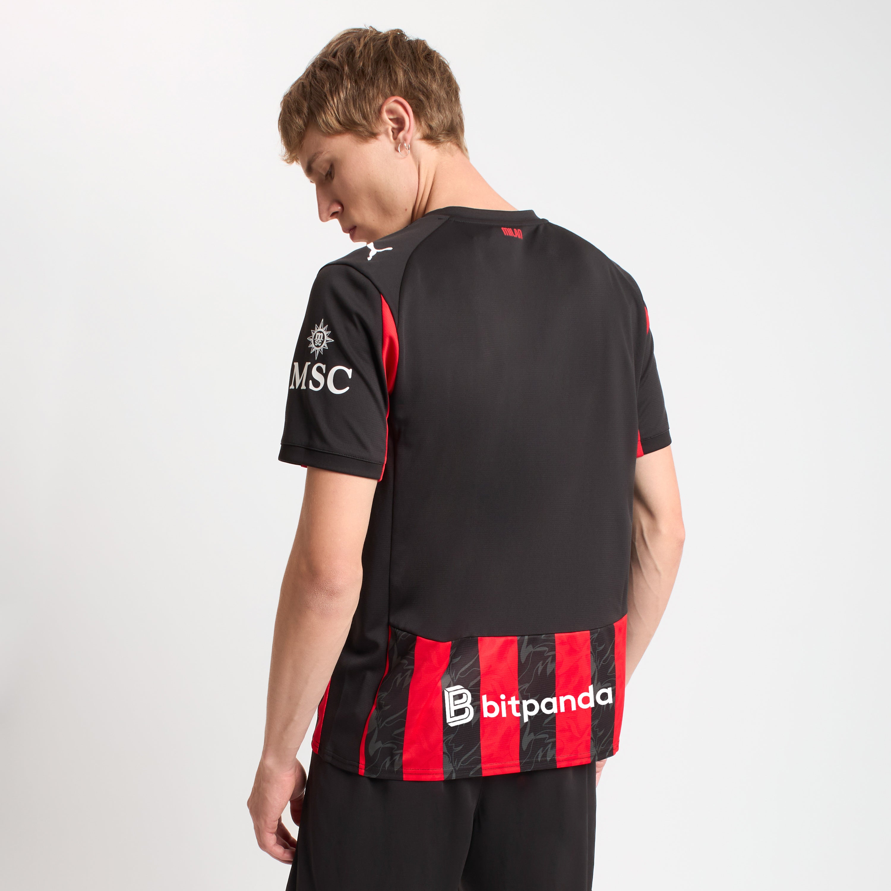 AC Milan Kit Gara Milan Home 2025/26 maglia uomo rossa Drycell