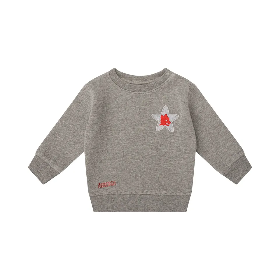 Roma Fanshop Baby Asr-cnk-23 felpa bimbi 6-12 mesi giallorossa