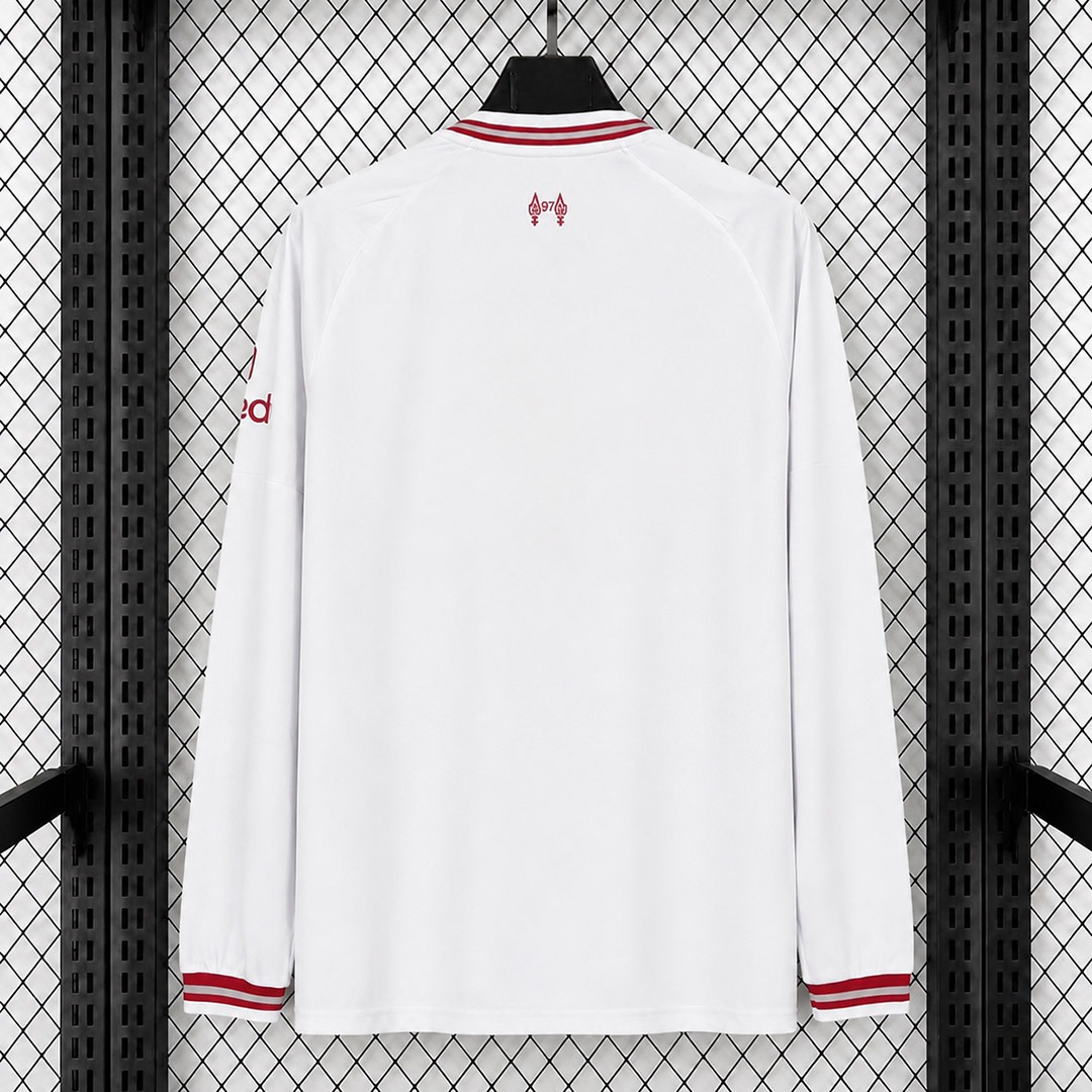 Tifoso Store Liverpool 2026/27 seconda maglia calcio bianca ML