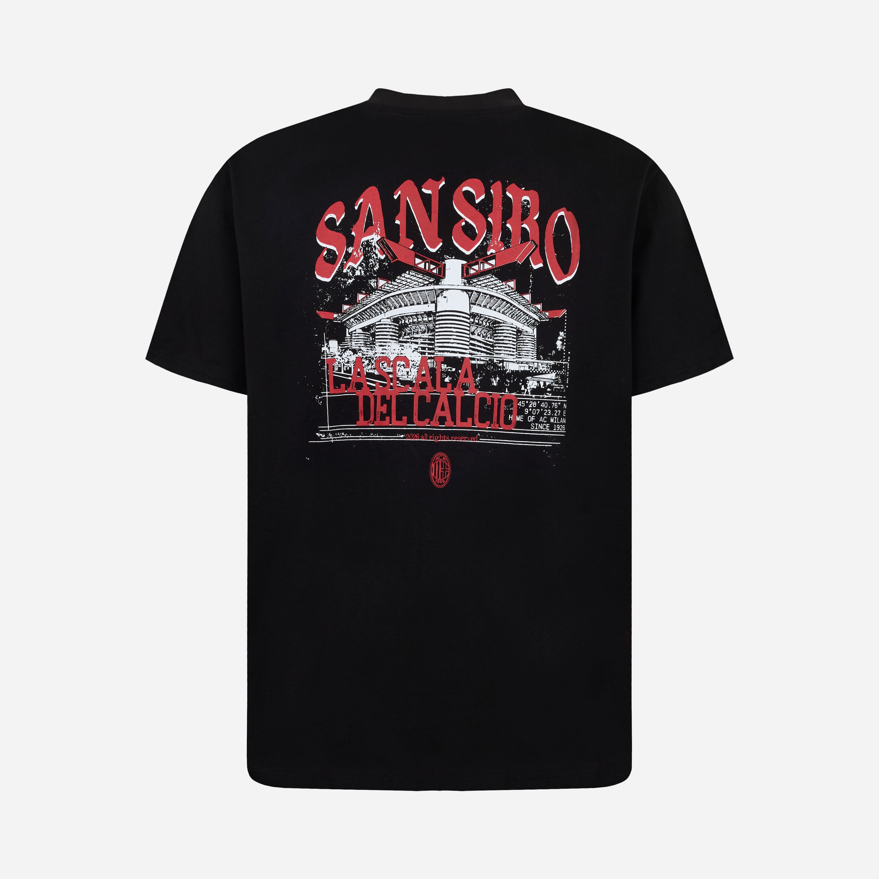 AC Milan San Siro maglia da tifoso nera taglia L