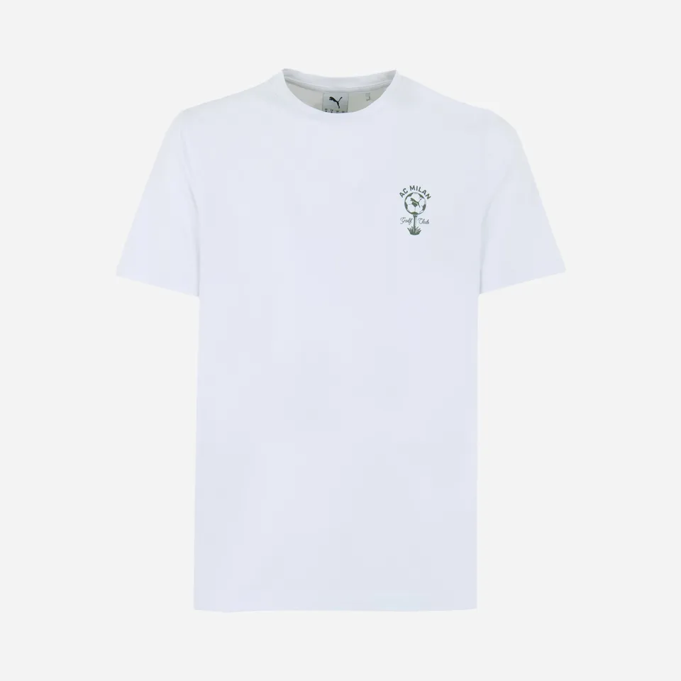 Puma x ACM Golf Club maglietta bianca logo petto