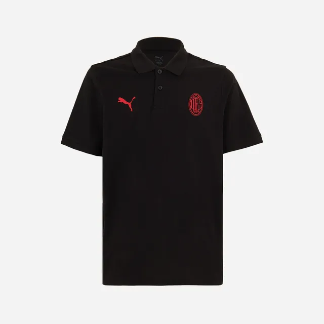 AC Milan Essential polo nera cotone uomo