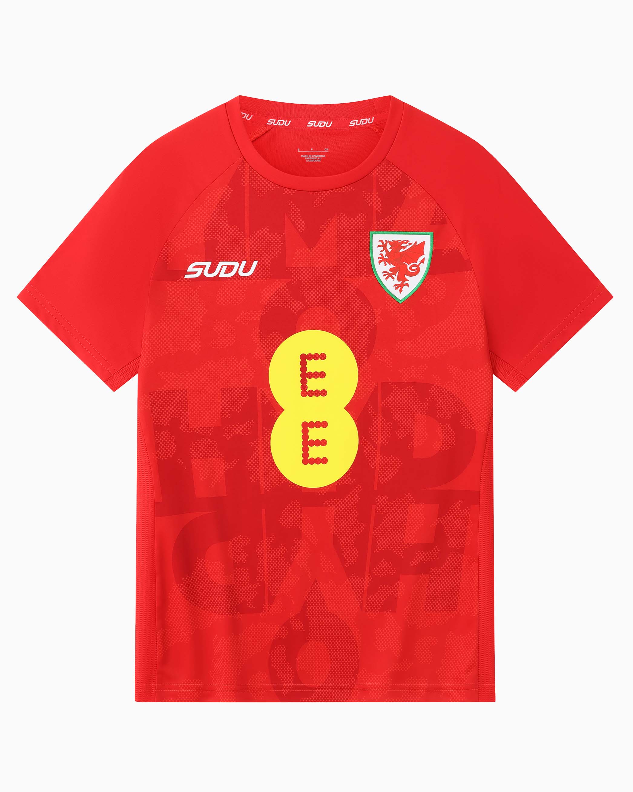 Wales SUDU 2026-28 t-shirt pre match donna