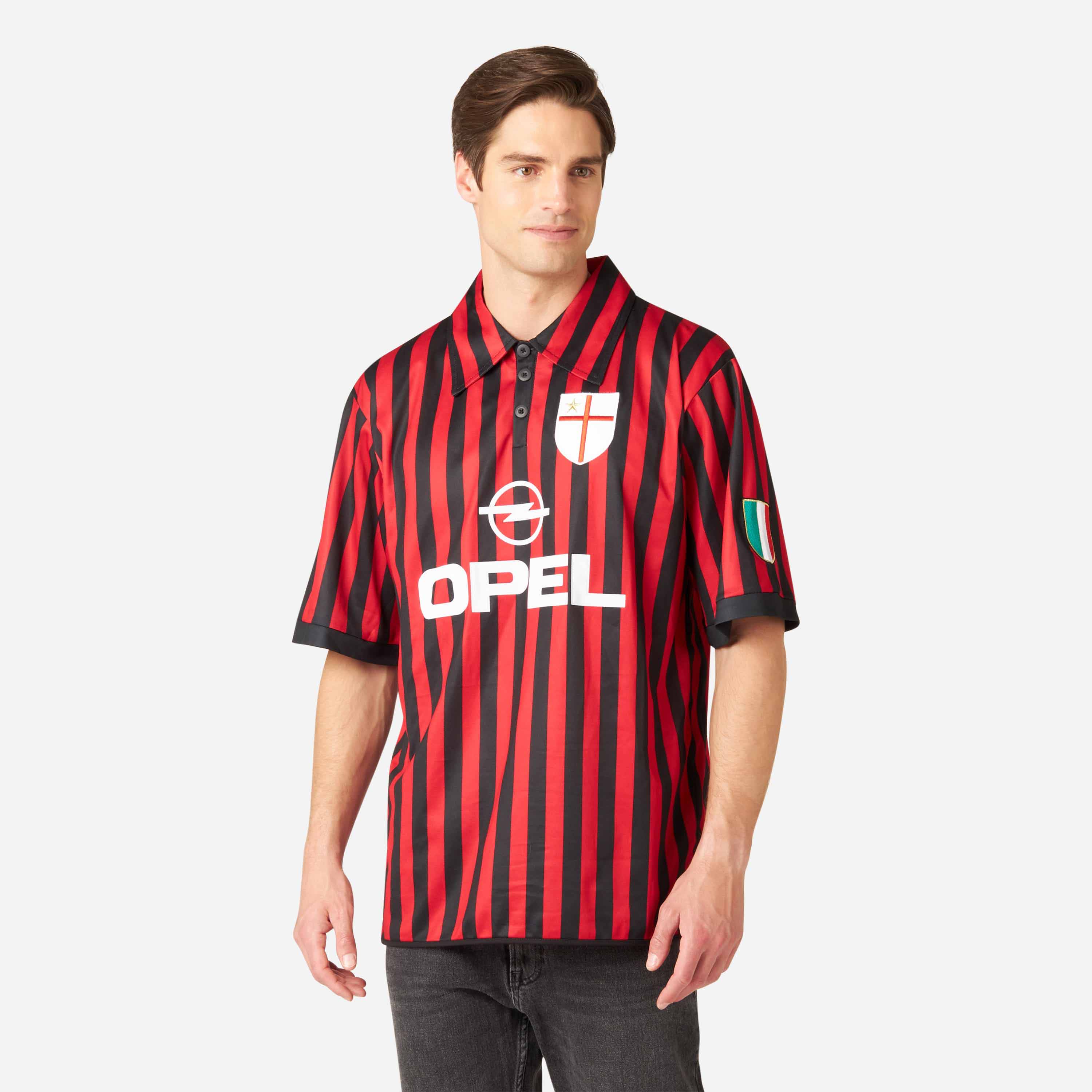 AC Milan Centenary 2000 maglia retro uomo strisce rossonere