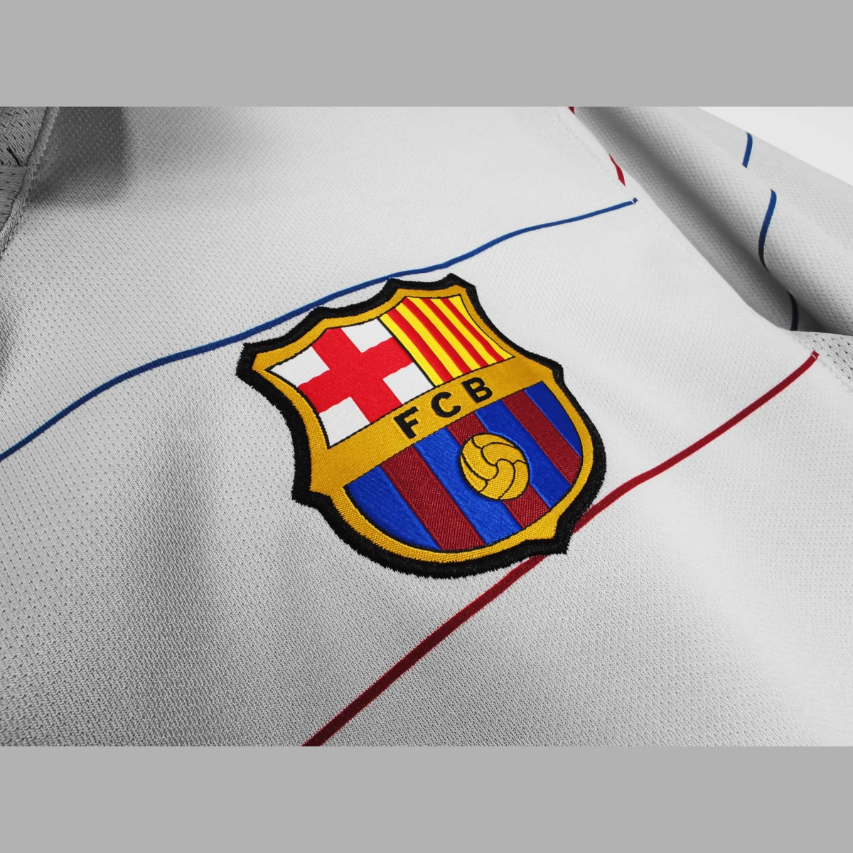 Tifoso Store Barcellona 2003/04 Seconda Maglia Retro Bianca S-XXL