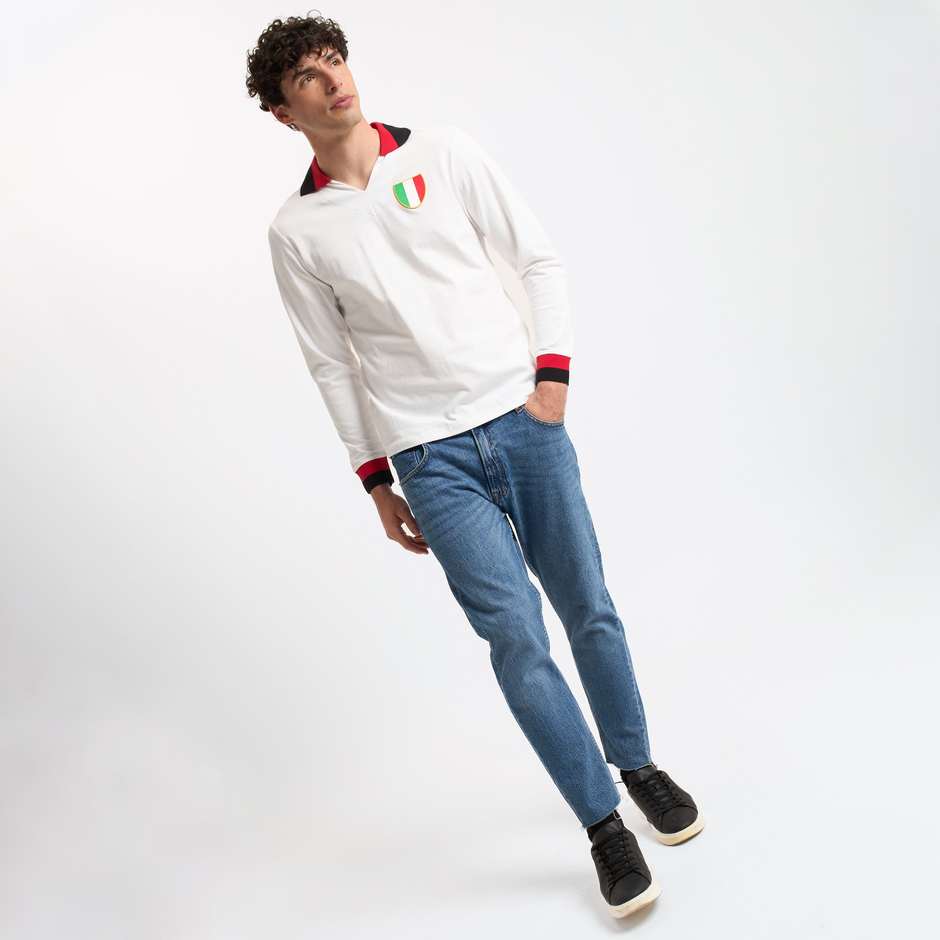 Milan Historical Home Jersey 1963 maglia retro bianca