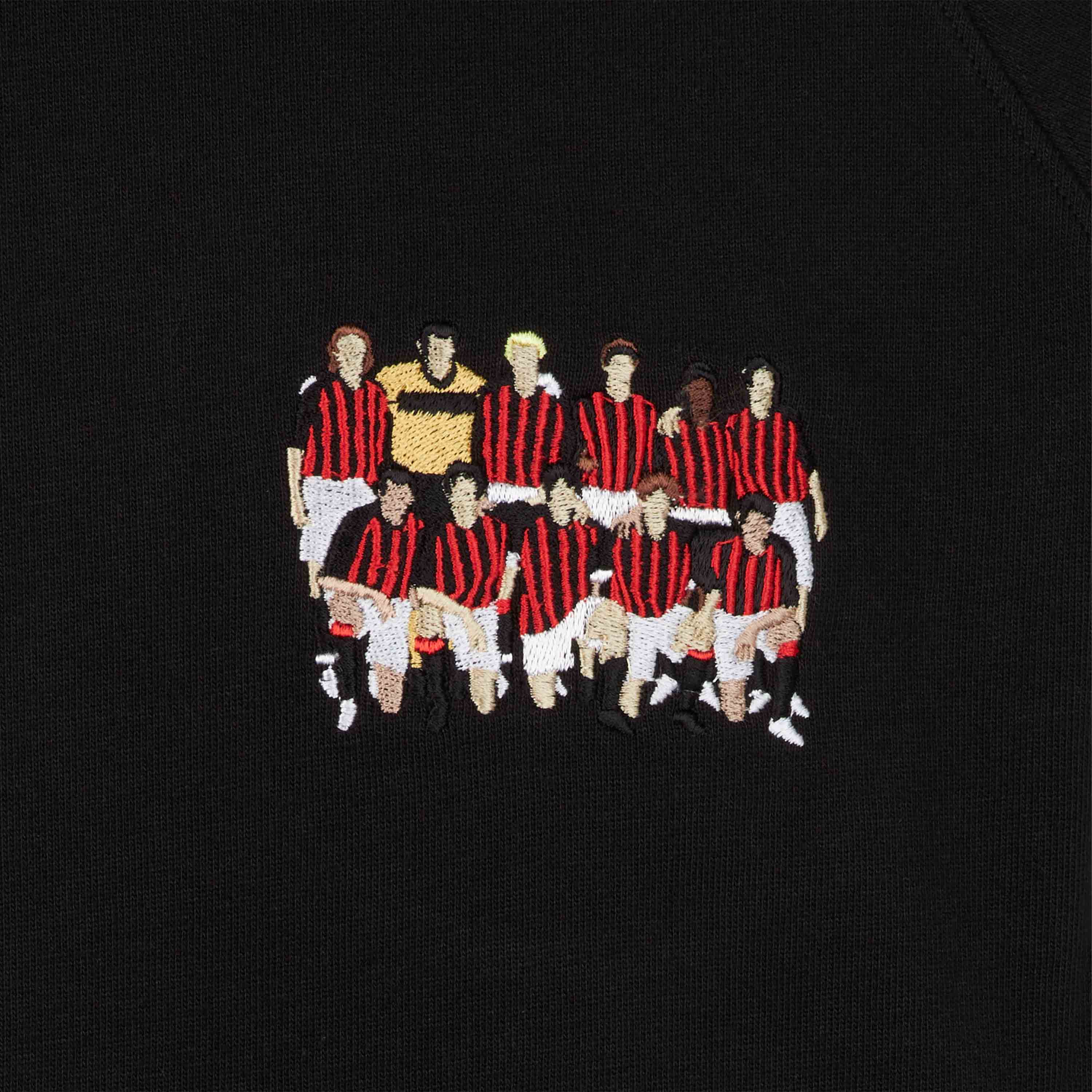 AC Milan Retro 2003 felpa con cappuccio cotone unisex